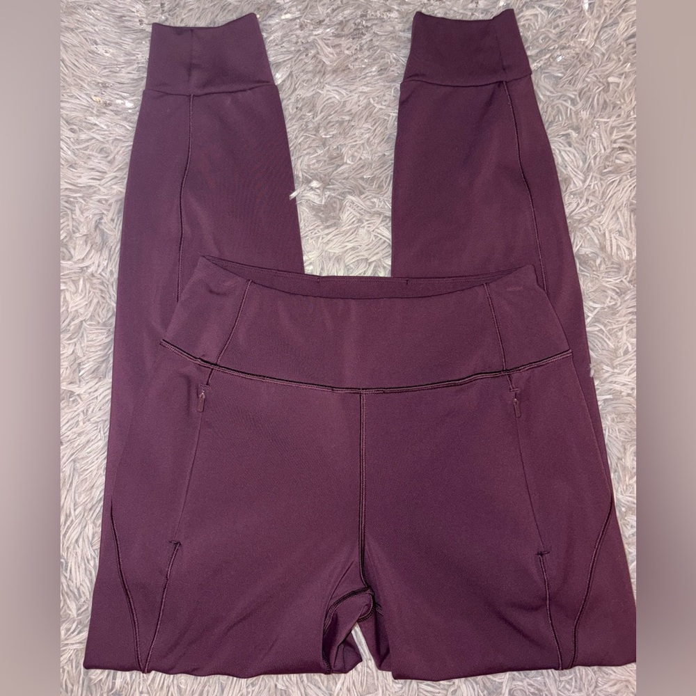 Athleta Maroon Rainer Jogger Pants